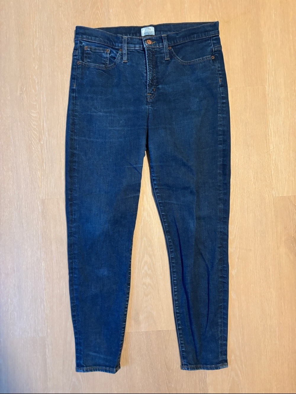 J. Crew 9" High Rise Toothpick Jeans size 32
